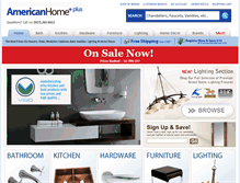 Tablet Screenshot of americanhomeplus.com